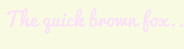 Image with Font Color FBE2F8 and Background Color F8FBE2